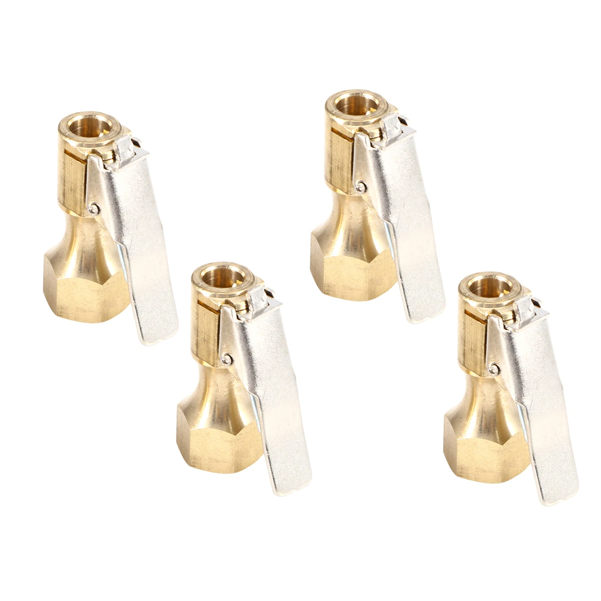 4 шт. воздушный патрон с зажимами открытый поток прямой шинный манометр