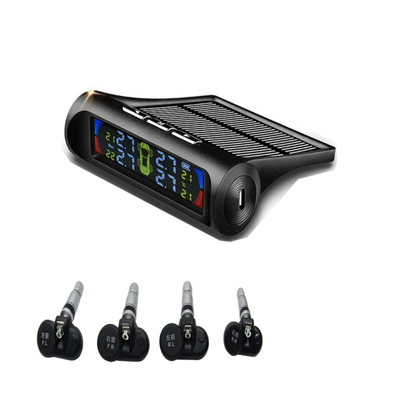 Система контроля давления в шинах TPMS на солнечной батарее датчик с датчиком