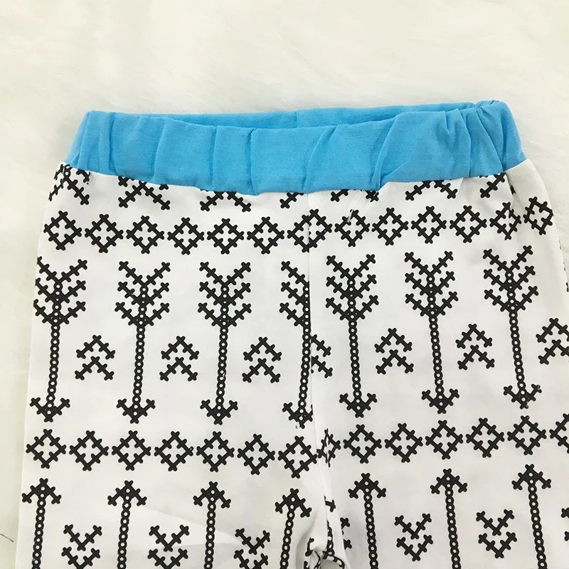 2PCS Baby Infants Printed Arrow Letters Clothes Set Toddler Kids Cotton Summer T-shirts Troursers Outwear | Детская одежда и обувь