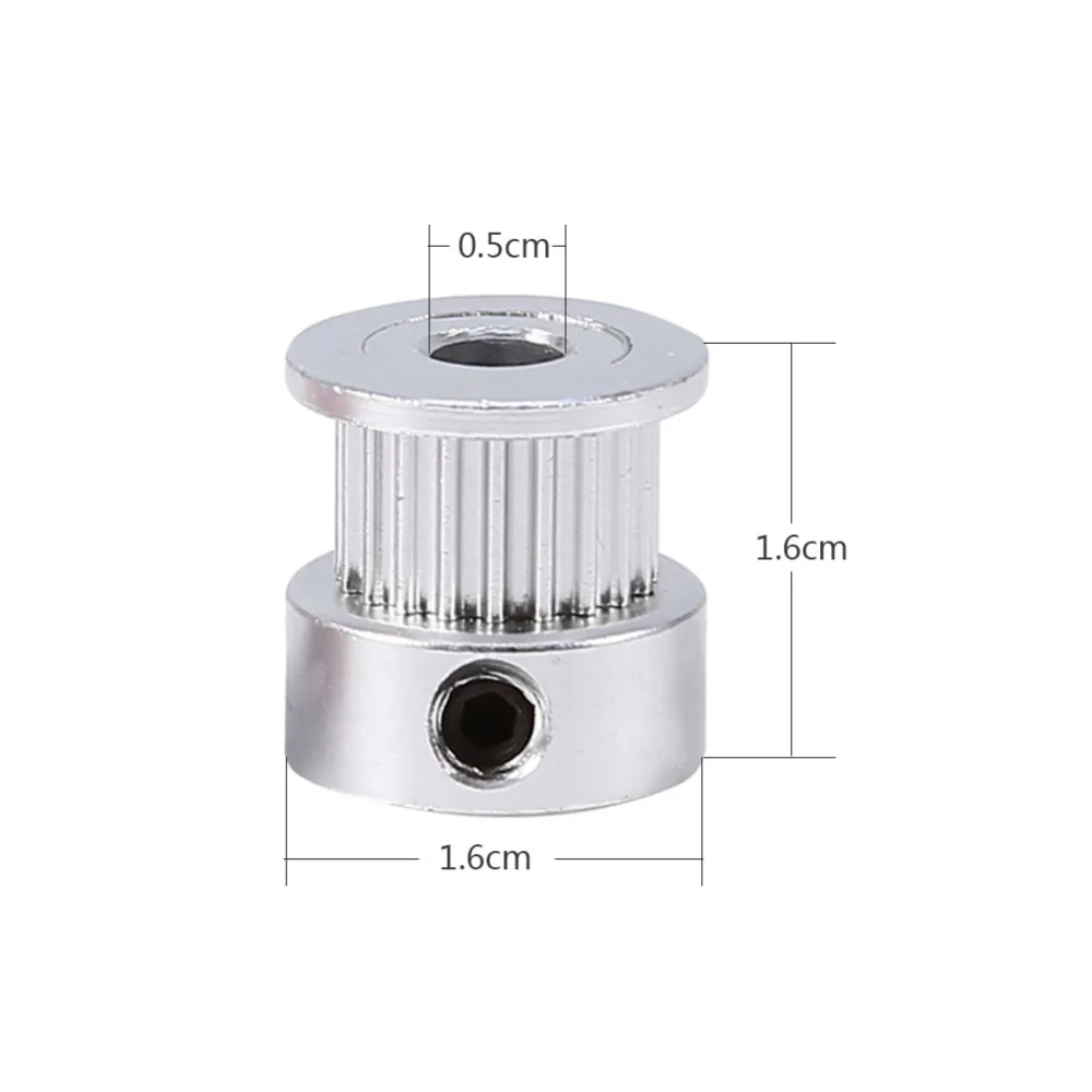 2pcs/Lot Gear Tooth Pulley 5mm Inner Diameter 20 Teeth for Printer Aluminum Alloy | Обустройство дома