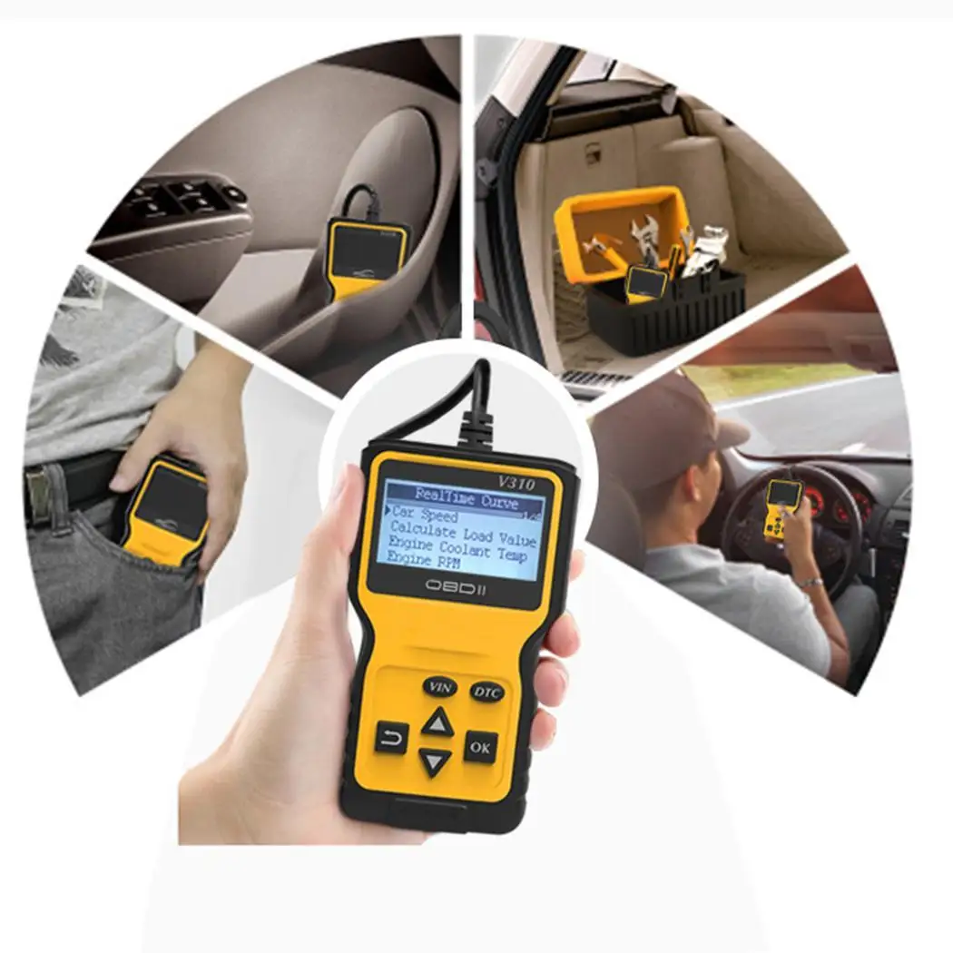 Автомобильный диагностический инструмент V310 OBD АВТОМАТИЧЕСКИЙ считыватель