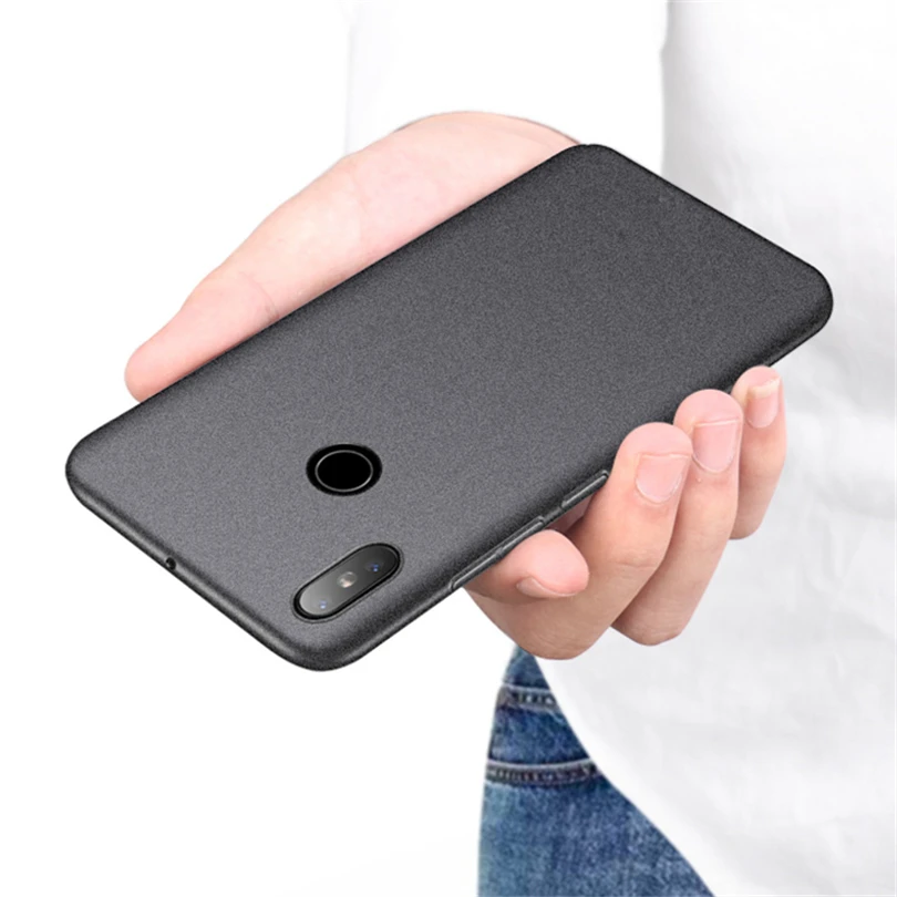 Жесткий чехол с песочным камнем для Xiaomi Pocophone F1 Mi A2 Lite Max 3 Mix 2 2S 8 8Se 5 5C 5S 6 Plus