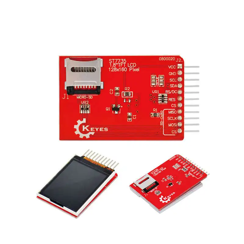1 8 дюймовый Tft цветной ЖК-дисплей модуль с Spi интерфейсом и Microsd для Arduino UNO Mega R3 |