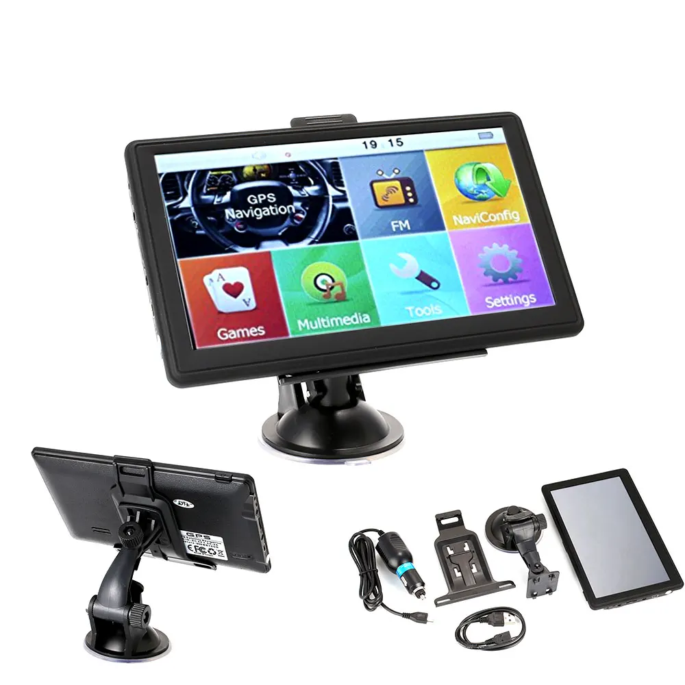 Gps навигатор 800 мГц Видео TFT lcd Smart Audio fm радио игровой плеер 8 ГБ 7 &quotВстроенная