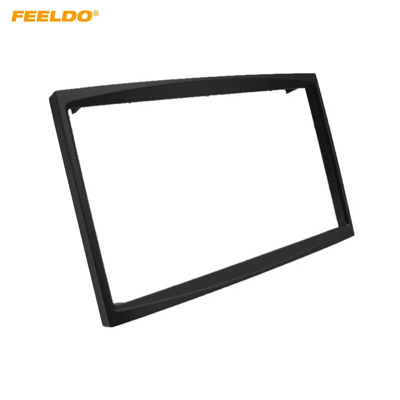 FEELDO Car Radio Audio 2DIN Panel Fascia Frame for Fiat Scudo CITROEN C2/C3 PEUGEOT (207/307) ProAce Plate Dash Mount Kit | Автомобили и