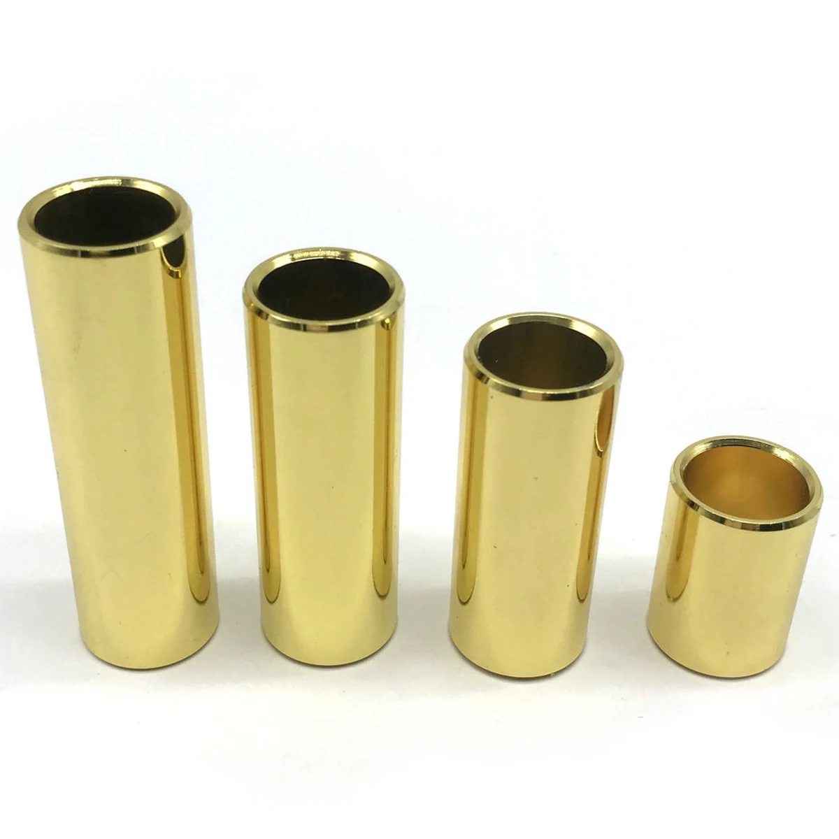 SEWS-Electric Guitar Slide Bar 4pcs One Set Golden copper Bass Lap Stick For Electric | Спорт и развлечения