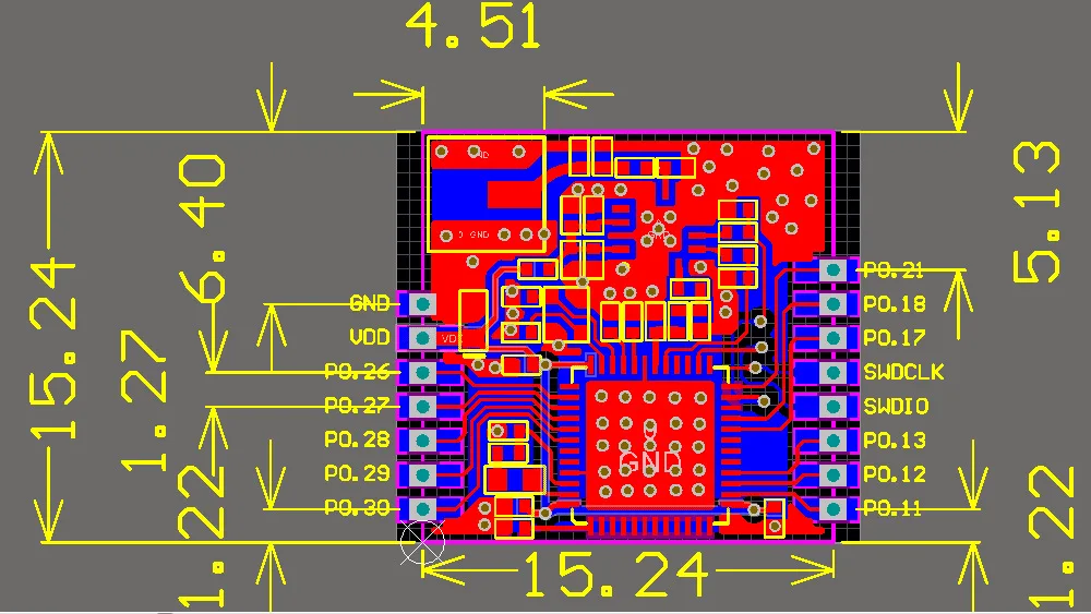 CLAITE оптовая продажа 5 шт. nRF52832 Bluetooth 0 2 4G Низкоэнергетический модуль BLE для сетки