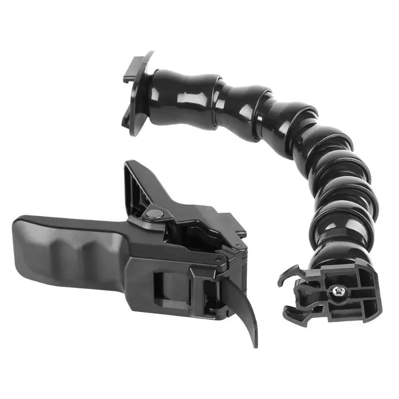 24 см GooseneckGooseneck регулируемые Челюсти Гибкий зажим Крепление держатель для GoPro Hero