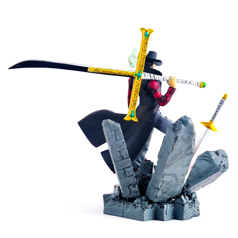 Соколиный глаз 15 см с рисунком из аниме One Piece ПВХ Фигурки игрушки воскресенье и