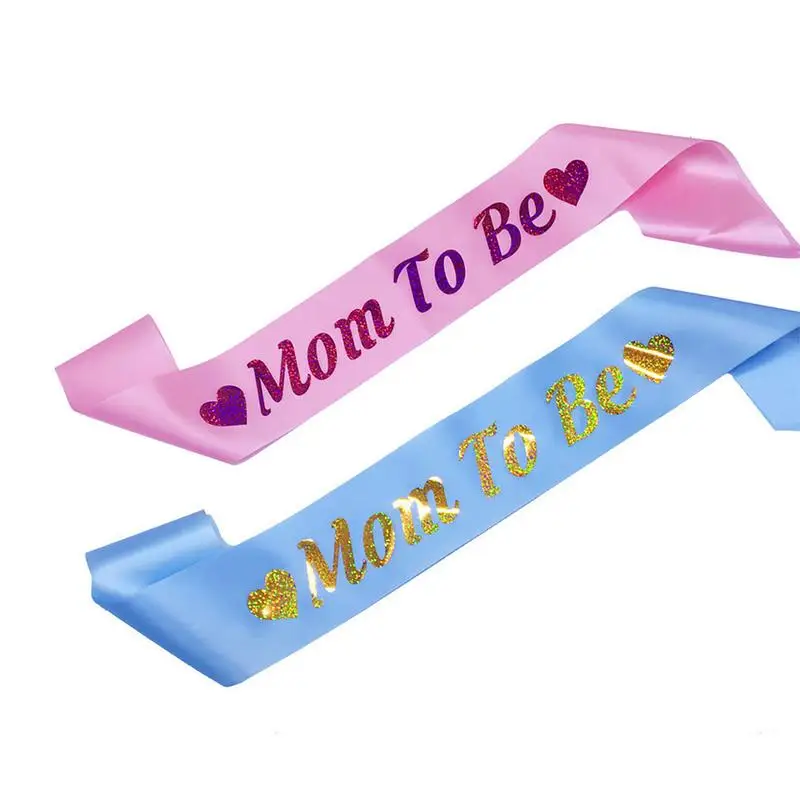 Золотой блеск мама пояс кушак флэш Mom to be шрифт для беременных Для женщин Baby Shower