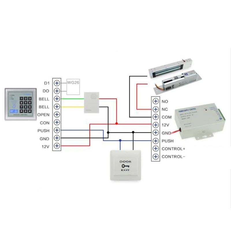 5 линий Электрический низкая температура задержки блокировки для контроля