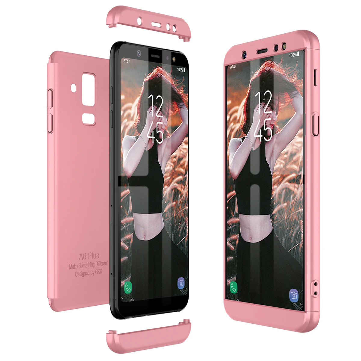 Luxury Hard PC Case For Samsung Galaxy A6 plus 2018 360 Bumper A9 Shockproof Cases Cover Protect | Мобильные телефоны и