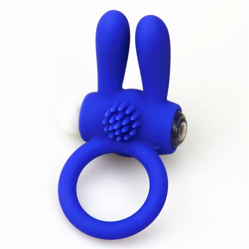 DIBE прочное кольцо кролик вибратор с тройным клитором массажер для мастурбации