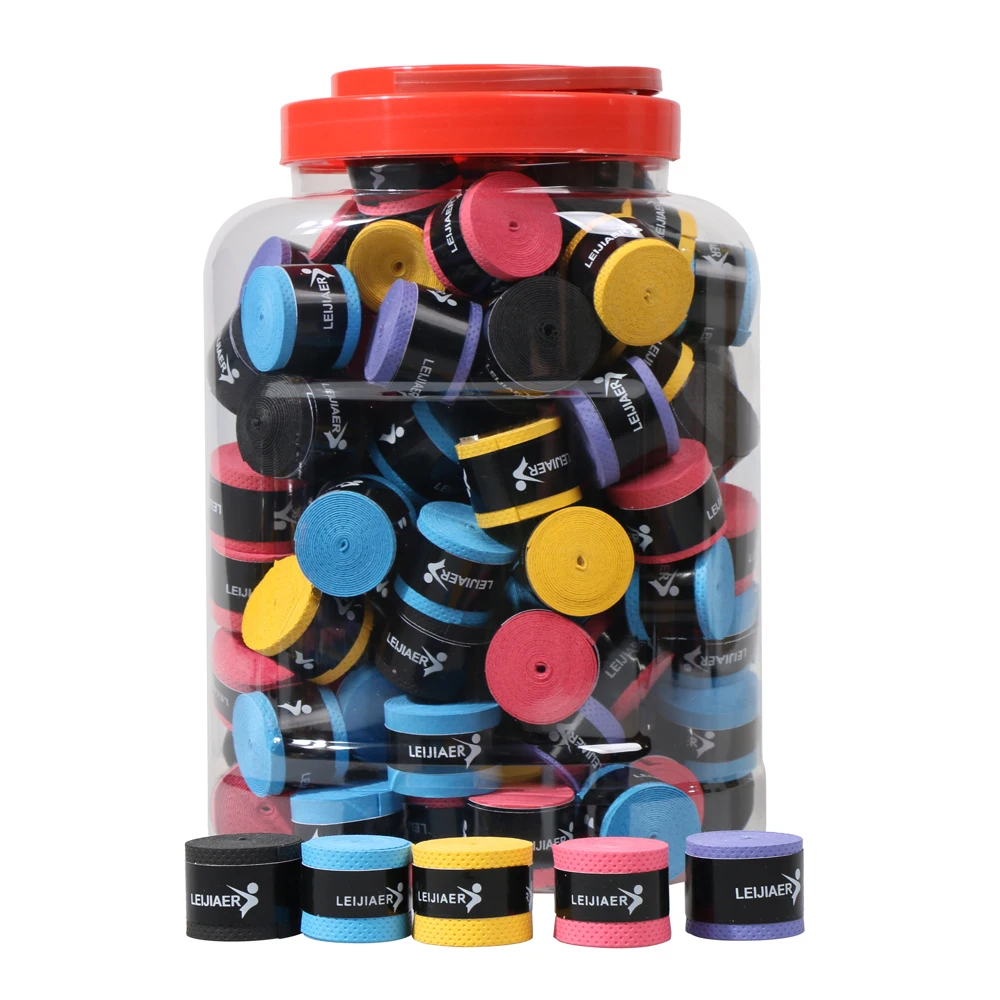 

Tennis Racket Overgrip Anti-skid Sweat Tape Wraps Badminton Racquet Over Grip Fishing Rod Sweat Band Grip Badminton Accessories