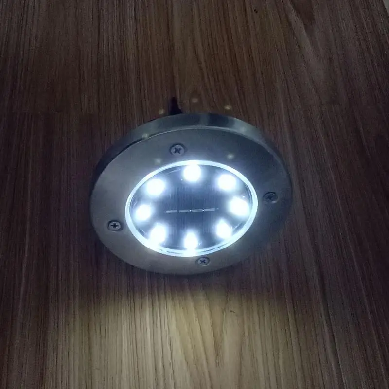 Kaigelin 8LED солнечный свет утопленный под землей водонепроницаемый уличный газон