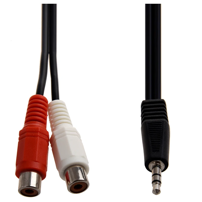 FULL-3.5mm стерео разъем для 2 RCA Phono розетки длиной 20 см | Электроника