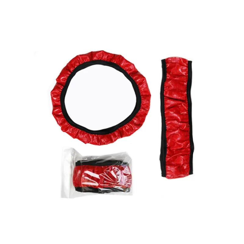 2019 Оплетка на руль тканая кожа Женская Удобная Обложка для автомобиля|Чехлы руль|