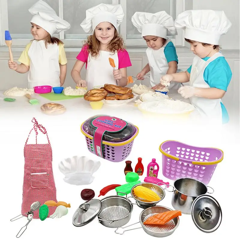22 предмет нижнее белье из хлопка для детей имитация игрушечная кухня с посудой