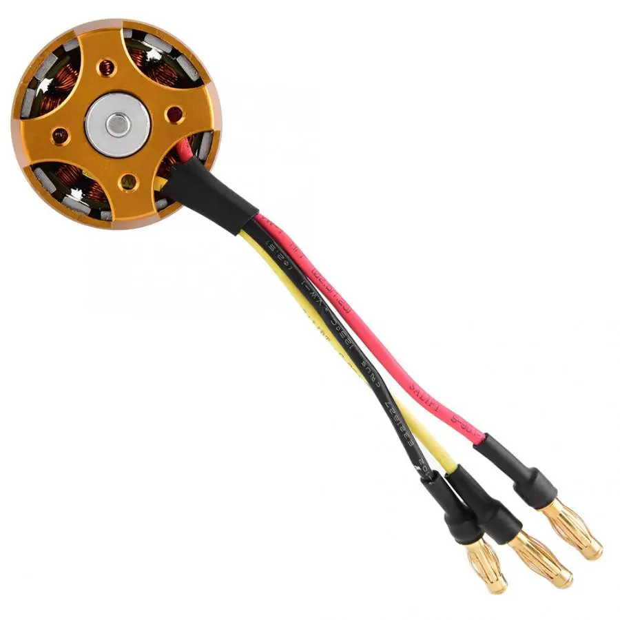 Бесщеточный двигатель 2814 1000/1400KV 2kg упорный 3 4S для радиоуправляемого самолета с