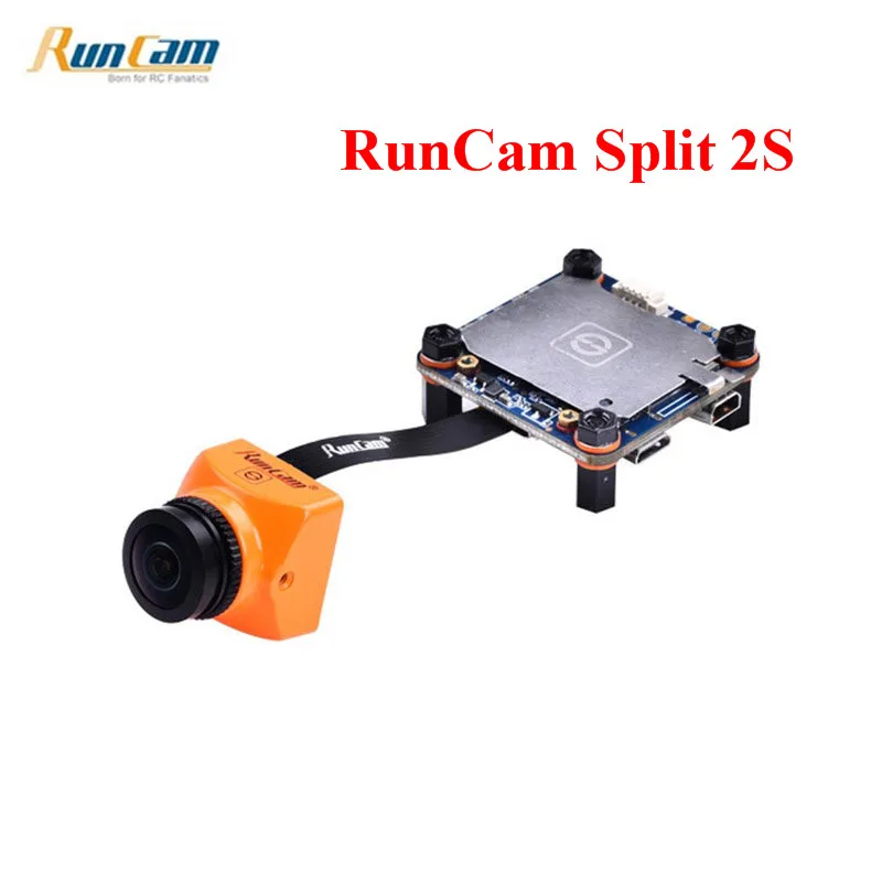 Лучшая цена RunCam split 2 S FOV 170 градусов 1080 P 60fps DVR HD Запись OSD Super WDR Mini FPV камера для