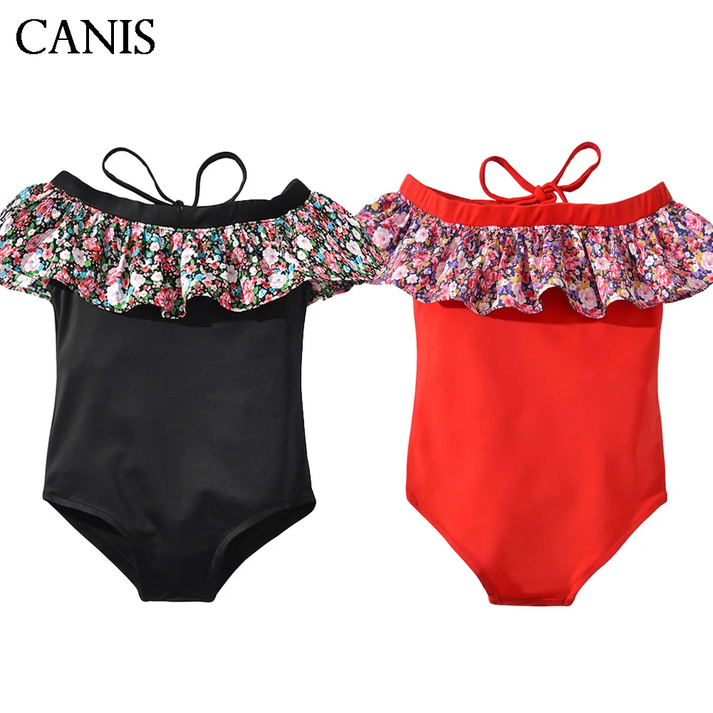 2019 Летний милый новый купальный костюм для новорожденных девочек купальник с