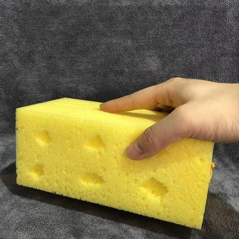 Сотовая губка для мытья автомобиля поролон колеса многоразовая дома кухни