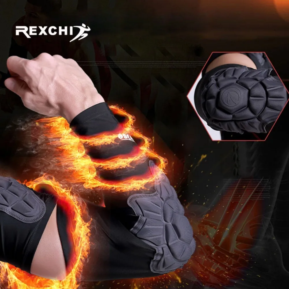 REXCHI 1 шт. 3D Эластичный налокотник защитное снаряжение Спортивная безопасность
