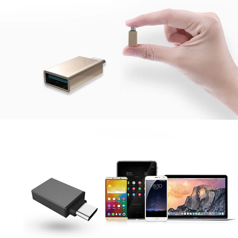 Адаптер USB 3 0 для C типа с портом Type к адаптеру OTG конвертер зарядки и синхронизации