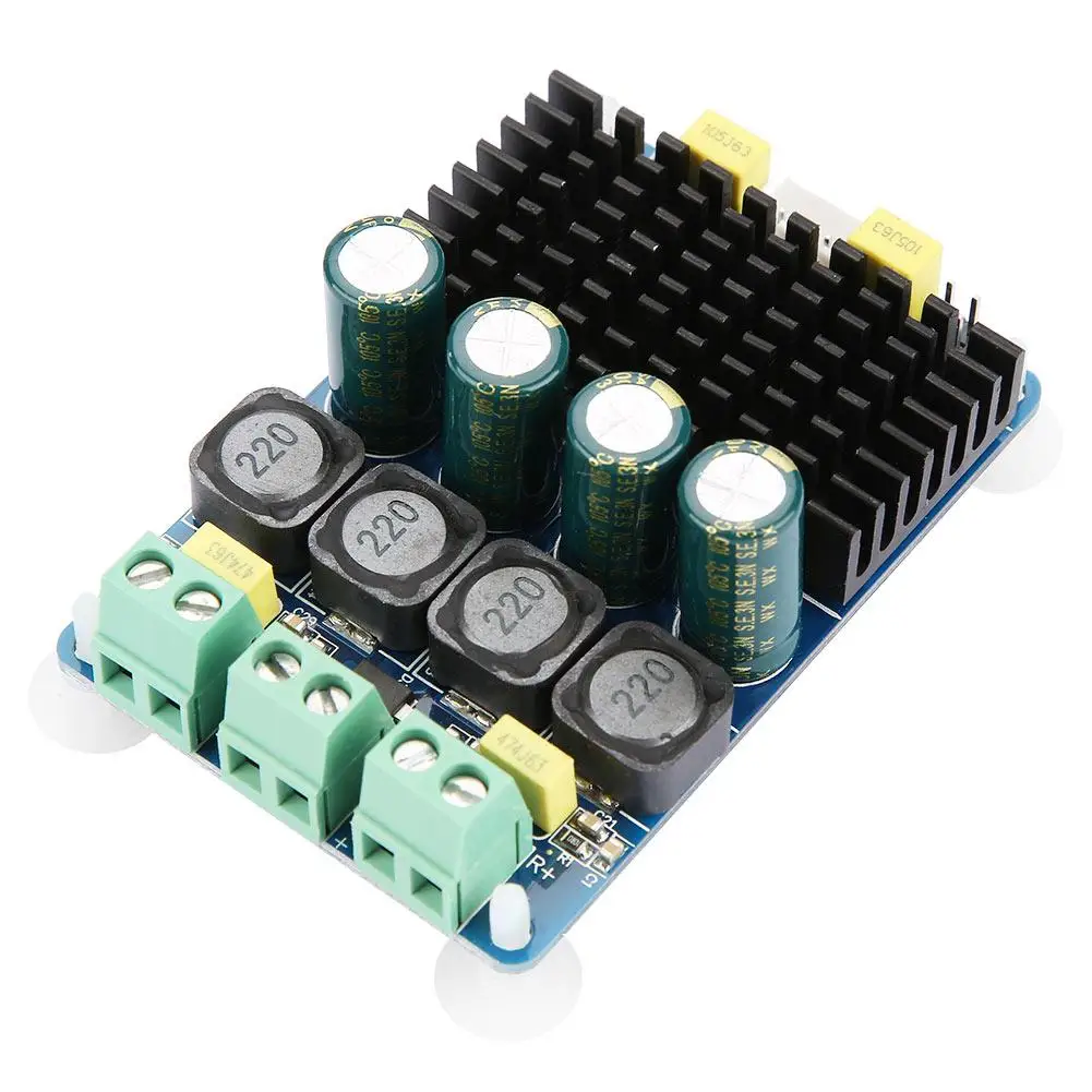 Цифровой стерео усилитель мощности TDA7498 2x100 Вт двухканальный 8-32VDC HF20 2019 новый