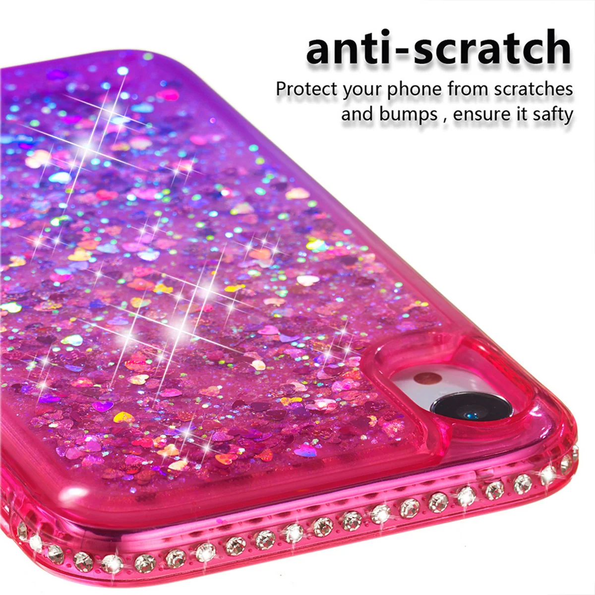 Luxury Phone Case For Iphone 7 8 6 6s Plus X XR Xs Max Cover Glitter Quicksand Soft Silicone Ipodtouch 5 5s SE | Мобильные телефоны