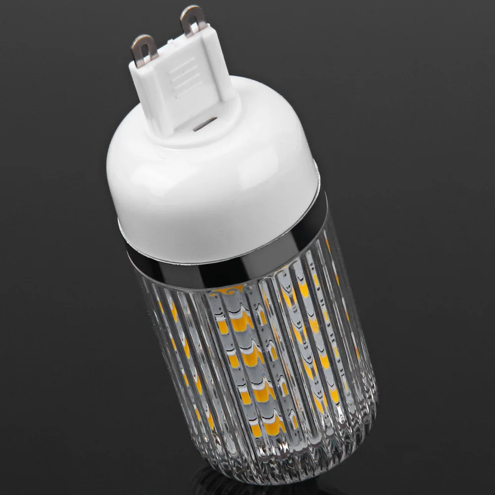 G9 7 Вт SMD 5730 36 светодиодов с регулируемой яркостью лампы серебро краями лампа