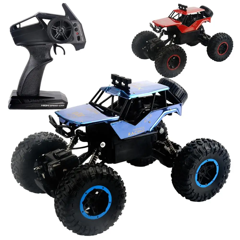 Сплав 2 4G RC внедорожный автомобиль 1:14 четырехколесный привод зарядка пульт