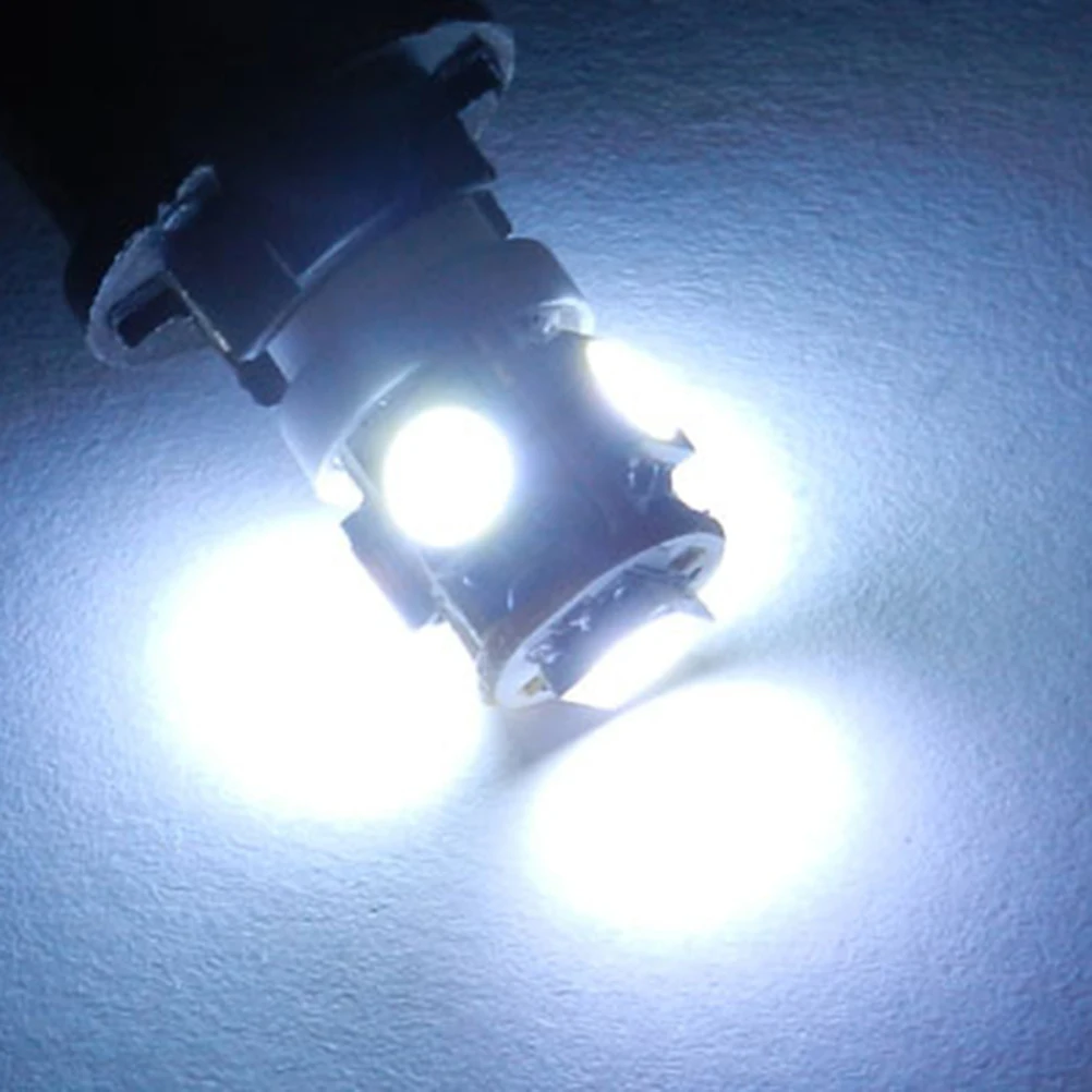 10 шт. супер яркий T10 5050 5 SMD светодиодный светильник для Автомобиля ЛАМПА Blub авто
