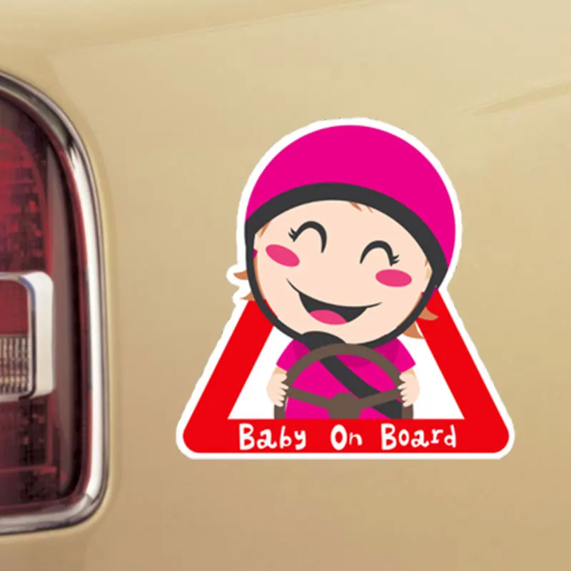 Декоративные наклейки для автомобиля Home Baby PVC: модные, милые, водонепроницаемые, на окна, для украшения и деталей авто.