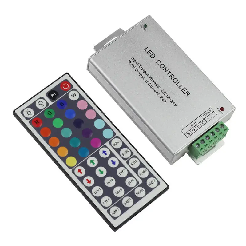 5050 80LED/M RGB Flex solf светодиодная неоновая лента 12V + 24A 44key contoller | Лампы и освещение