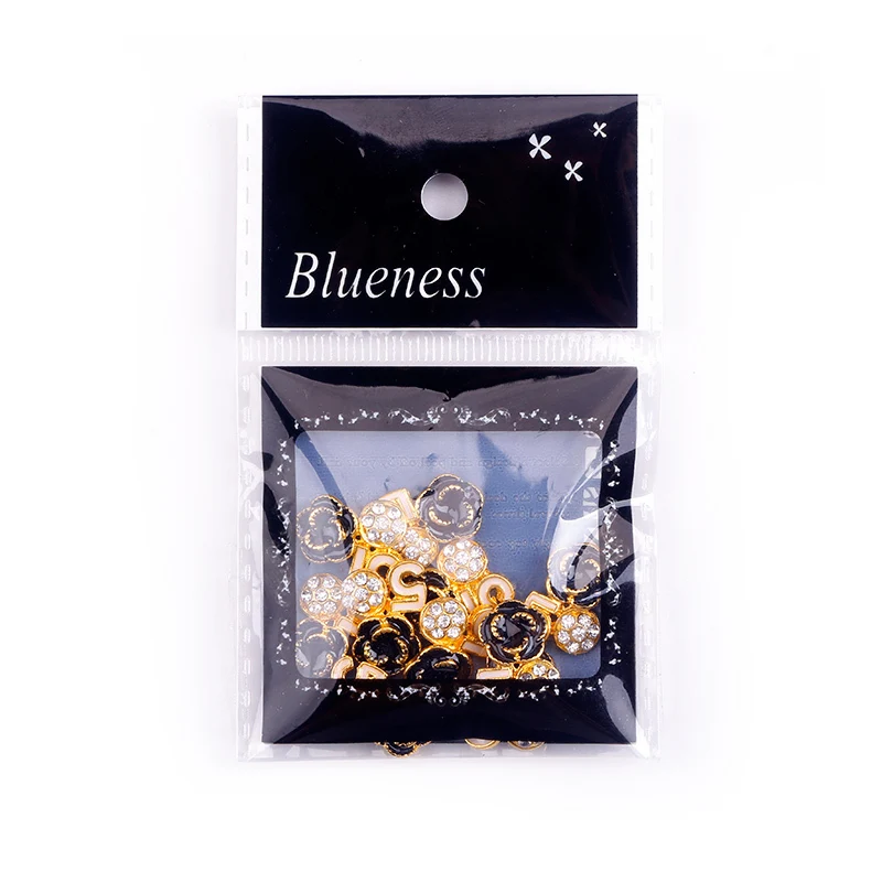 Blueness 10 шт/партия 3DBrighten кристалл для ногтей Rhinstone драгоценный камень сплав