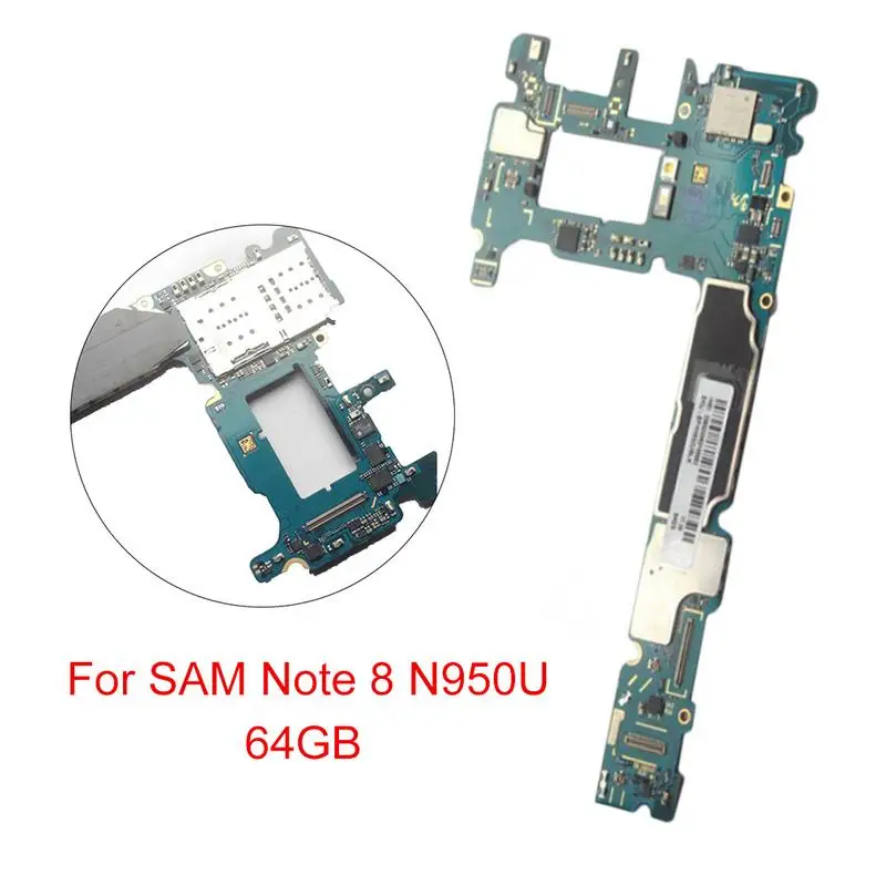 Основная материнская плата разблокированная для мобильного телефона samsung Note 8 SM