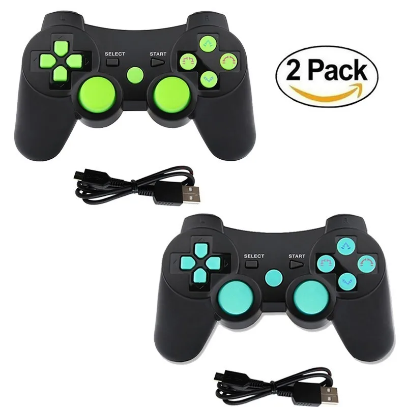2 шт./упаковка беспроводной игровой Bluetooth джойстик для PS3|Геймпады| |