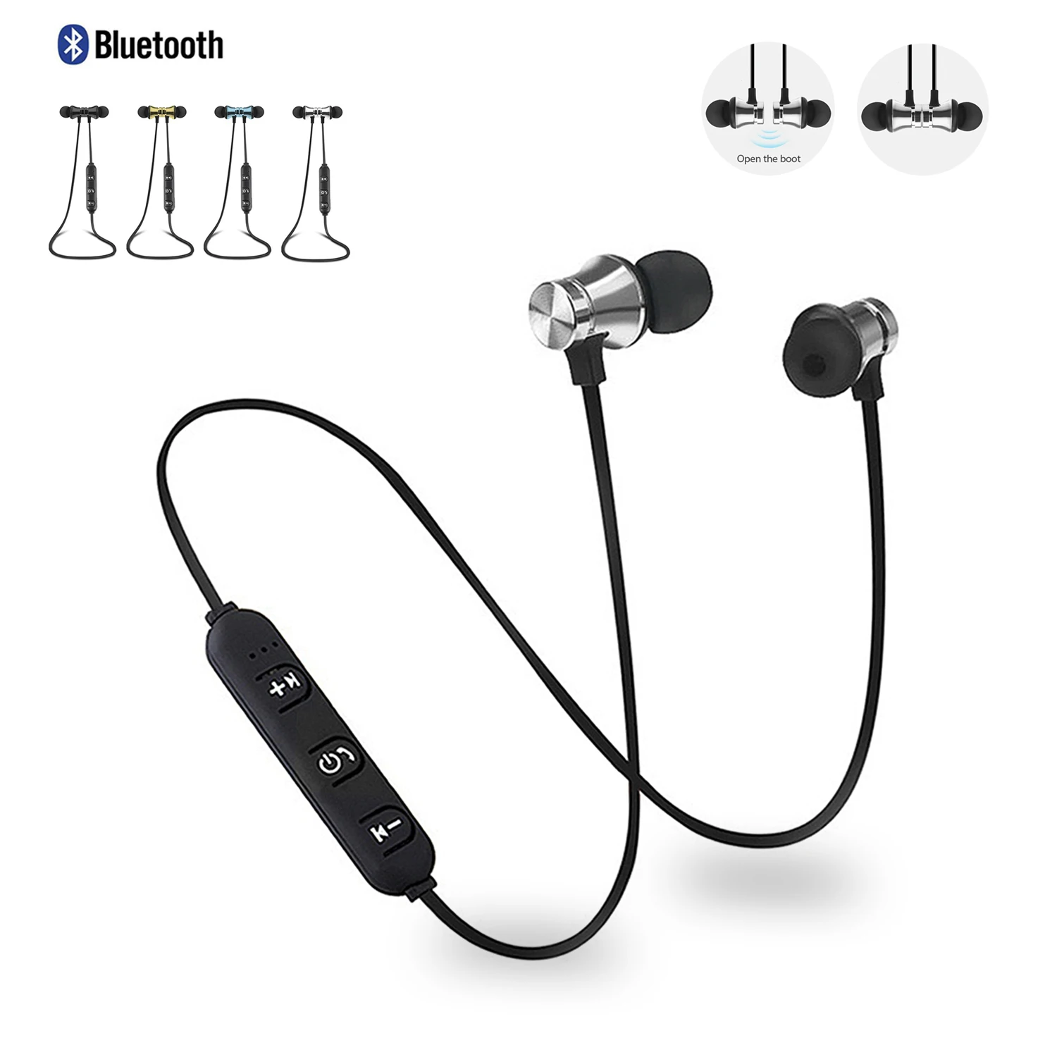 Магнитные Bluetooth-наушники гарнитура водонепроницаемые спортивные Bluetooth 4 2