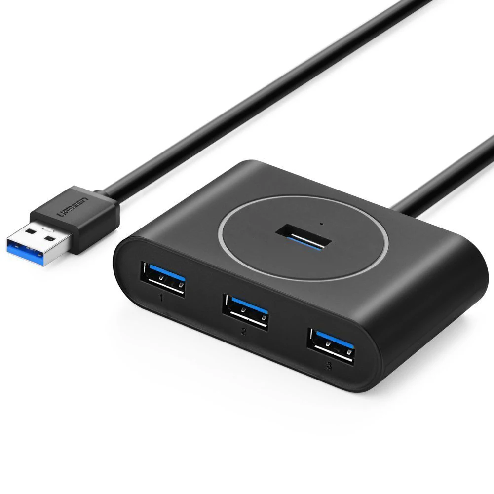 USB 3 0 концентратор 4 порта данных порт способный супер скорость для MacBook Air Mac Mini iMac