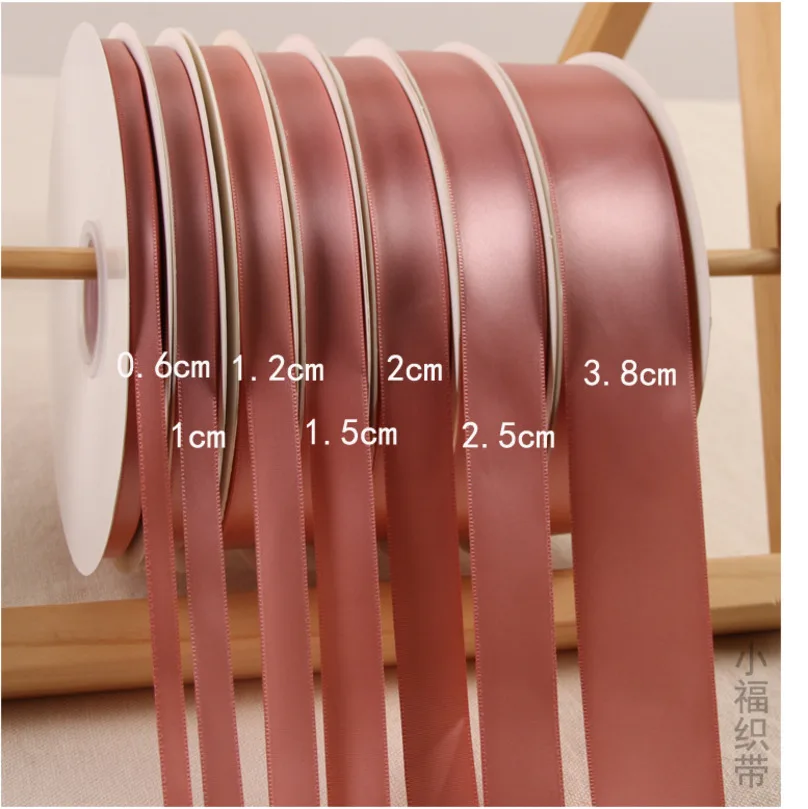 Атласная лента цвета шампанского 100 ярдов|Ленты для шитья| |