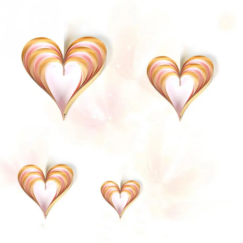 4 шт. в форме сердца свадьба день рождения бумажный баннер вечерние партии