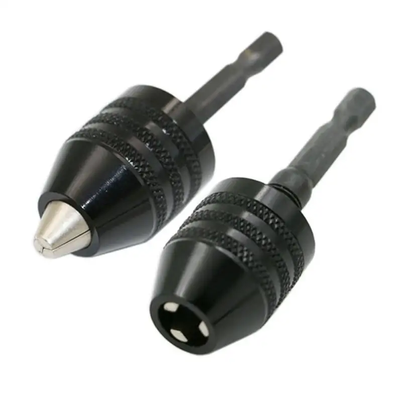 

1 PC Self-lock Mini Keyless Drill Chuck Drilling Accessory Adapter to Hold 0.3-8mm Drill Bits Drill Bits Converter Tool
