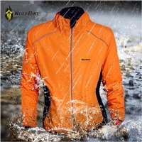 wolfbike mtb reflective cycling jackets men 5 colors water repellent breathable jerseys windbreaker bicycle jackets sports coat