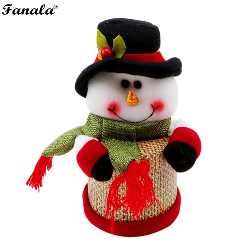 Cute Multicolor Candy Box Christmas Style Elk Snowman Old Home Decoration As Picture | Дом и сад