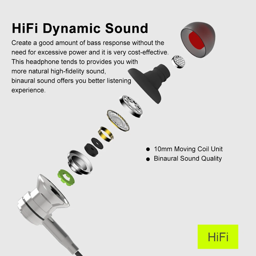 Беспроводные bluetooth наушники Crownsonic MF OK206B Спортивная гарнитура с шумоподавлением и