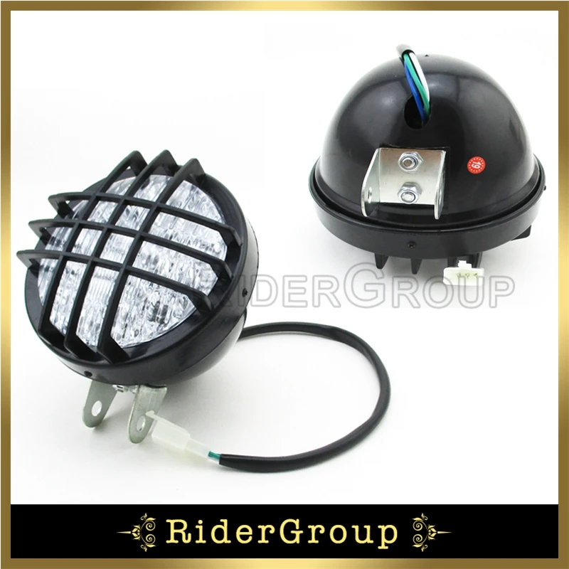Передняя светодиодная фара 12 В для 50cc 70 90 110cc 125cc 150cc 200cc Quad 4 Wheeler Go Kart вездеход Roketa