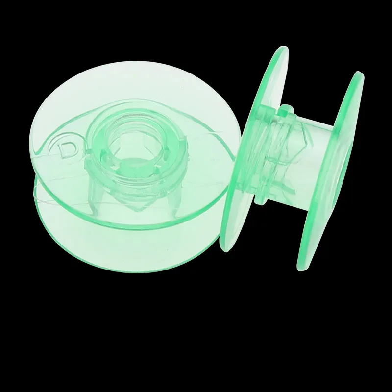 Набор из 10 зеленых пластиковых катушки для швейных машин 4131825-45 Husqvarna Viking White с