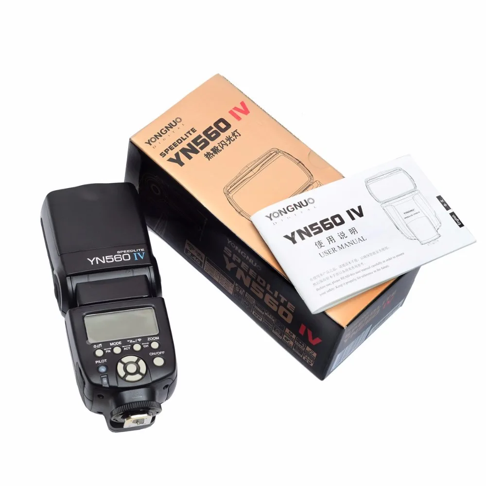 Беспроводная вспышка YONGNUO YN560 IV 2 4G Speedlite A99 A58 A6000 A3000 A7 A7r A7s NEX 6N YN 560IV для Sony Canon