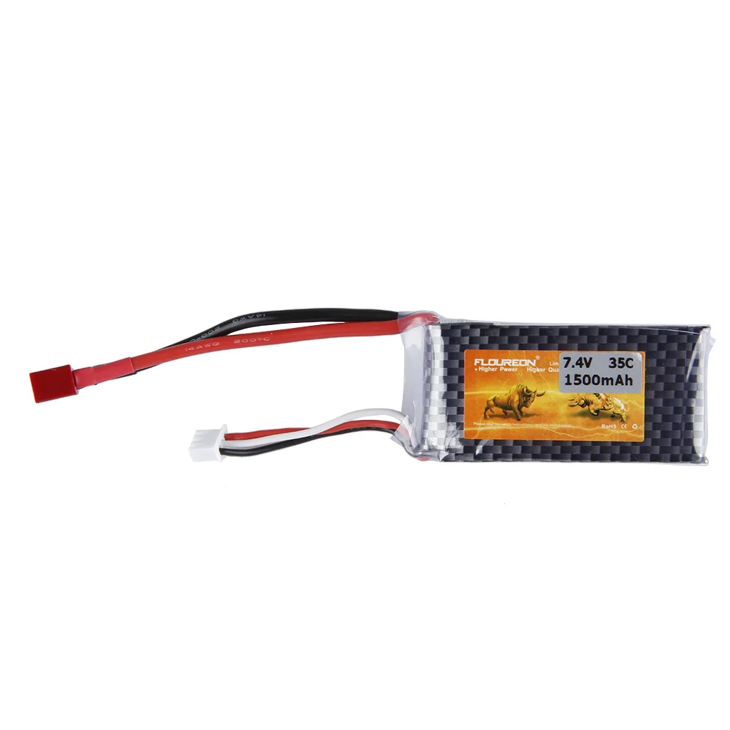 2S 7 4 V 1500mAh 35C литий полимерный аккумулятор (T вилка) DIY игрушки с дистанционным